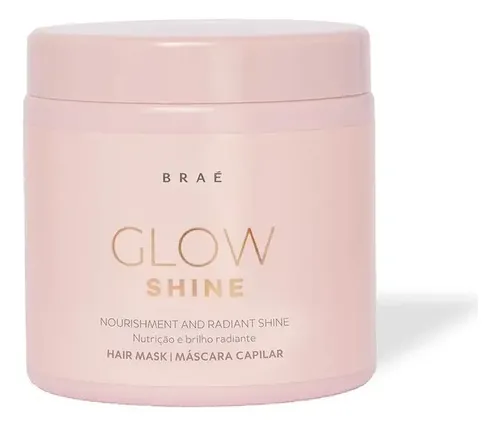 Máscara De Nutrição Braé Glow ​Shine 500g Brilho Radiante
