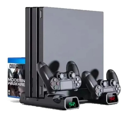 Cooler Base Ps4 Slim Ps4 Pro Ps4 Carregadora De 2 Controles