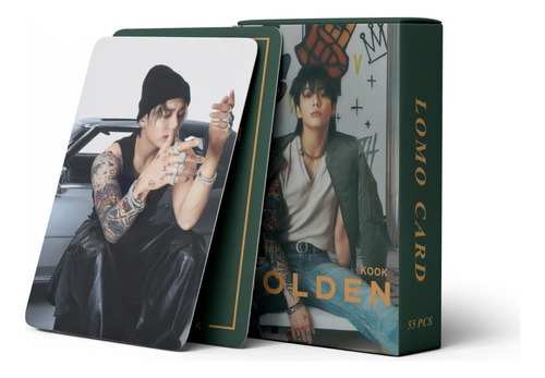 Jungkook Photocards Golden 55 Lomo Cards Bts Kpop