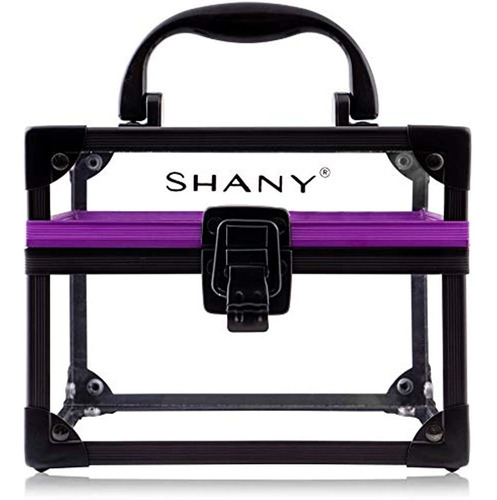 Shany Cosmetics Clear Makeup And Toiletry Train Case With Lo