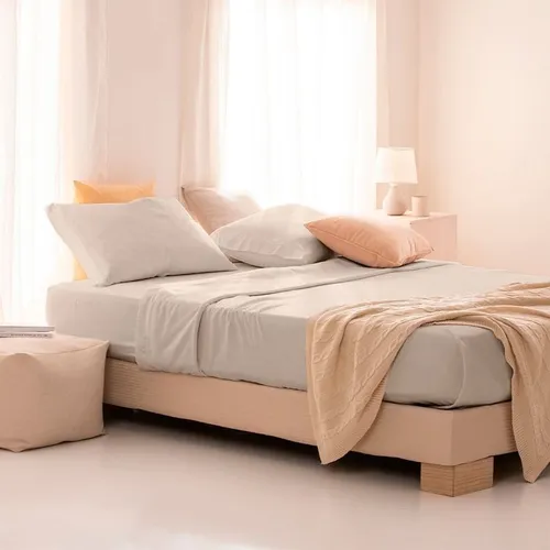 comprar Juego De Sabanas I 2 1\u002F2 Pl. I 160 H. I 100% ALG. I Beige I