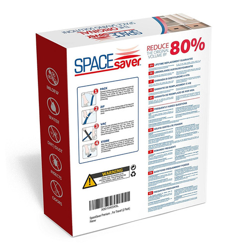 Spacesaver Premium Bolsas De Almacenamiento De Vacío Jumbo (