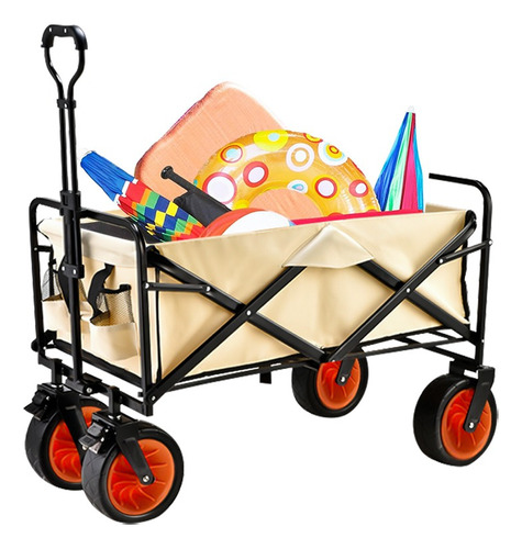 Grande Carrito De Mandado Plegable Camping Marco De Acero