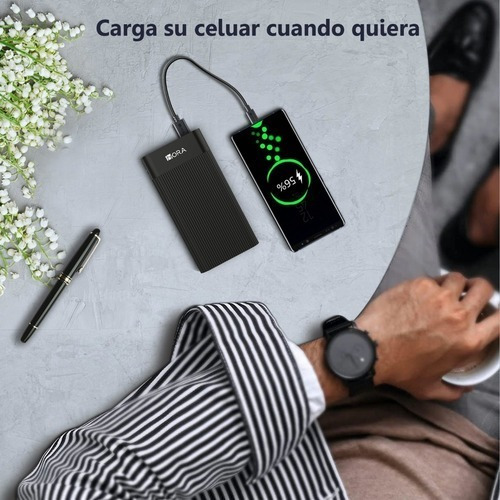 Imagen 5 de 6 de Power Bank Batería Portátil 20000mah 2.1a Dual Carga Rápida