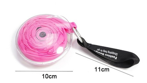 Imagen 9 de 9 de Bolsa Ecológica Portátil Enrollable Compras Resistente Moda