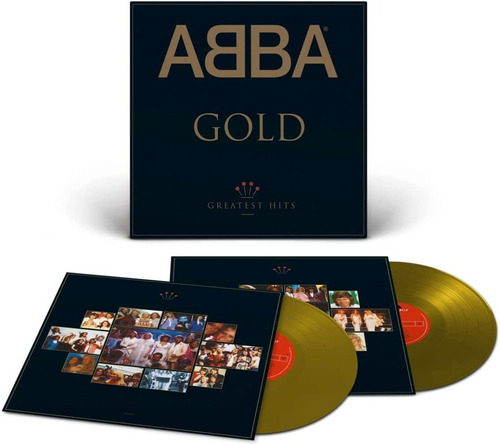 Abba Gold Greatest Hits Limited Edition 2 Lp Gold Vinyl