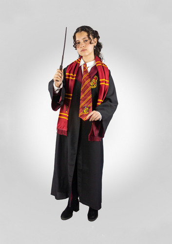 Disfraz Harry Potter Para Niña Y Niño Incluye Túnica, Bufanda Y Corbata
