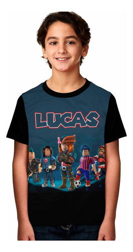 Camiseta Personalizada Roblox Niño Niña