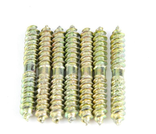 Conector De Muebles De Madera Con Extremos Roscados 20 Uds.