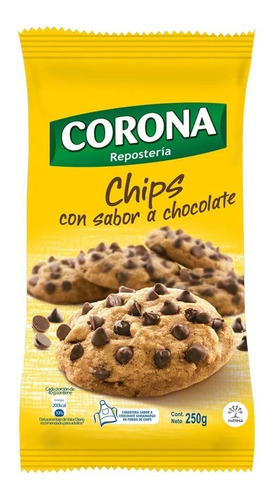 Chips De Chocolate Corona X250g