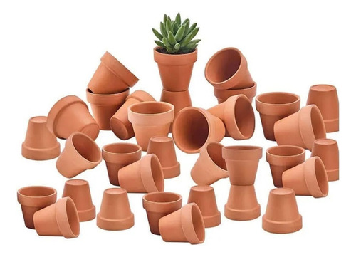 Imagen 1 de 5 de Maceta Barro N°5 Comun Pack 30 Unidades Venta Por Mayor
