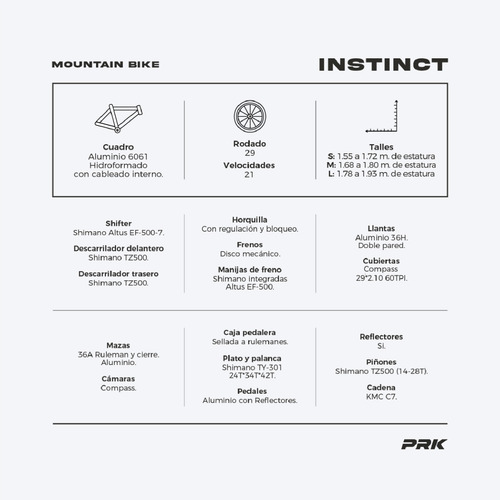 Mountain Bike Instinct R29 21v