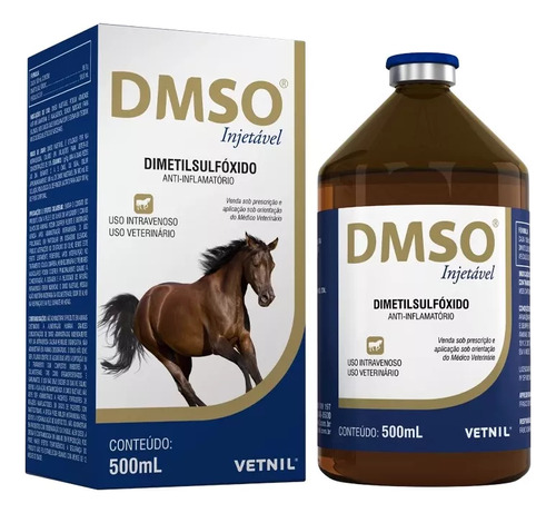 Dmso - Inti-inflamatório Para Equinos Vetnil