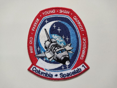 Parche Bordado Sts9 Transbordador Columbia Spacelab 1 Nasa