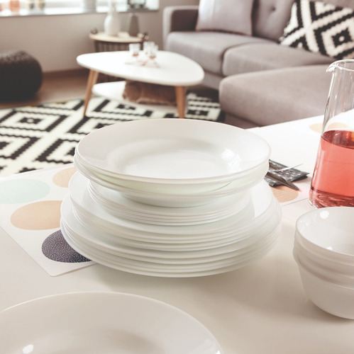 Everyday Juego De 4 Platos Ensalada Postre De Opal Luminarc