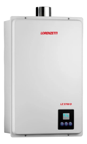 Aquecedor Lorenzetti 37 Litros Glp Branco Para Até 4 Duchas