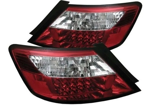 Calaveras Civic Coupe 06-09 C/leds Precio X Par