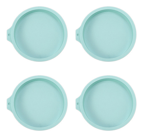 Juego De 4 Moldes De Silicona Redondos Para Tartas