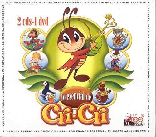 Cri-cri- Lo Esencial 2cds Dvd