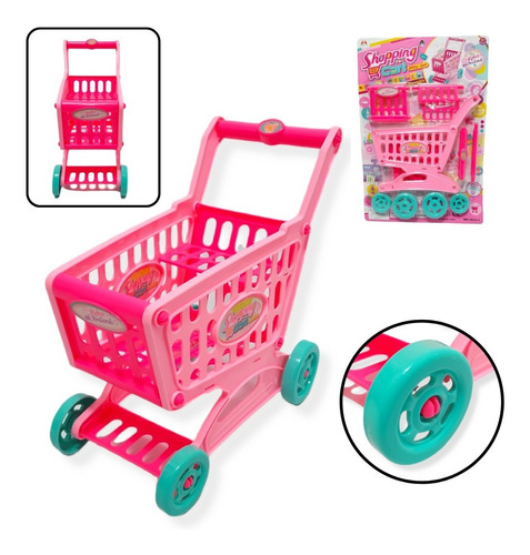 Mini Carrito Compras Armable Shopping. Nena Juguete Pacho's