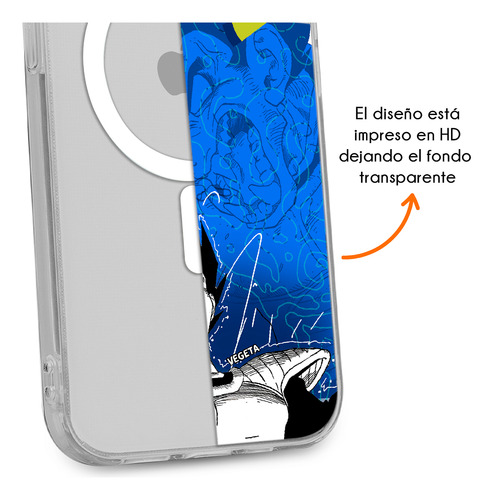 Funda Para iPhone Magsafe Dragon Ball Z Ozaru Vegeta Case