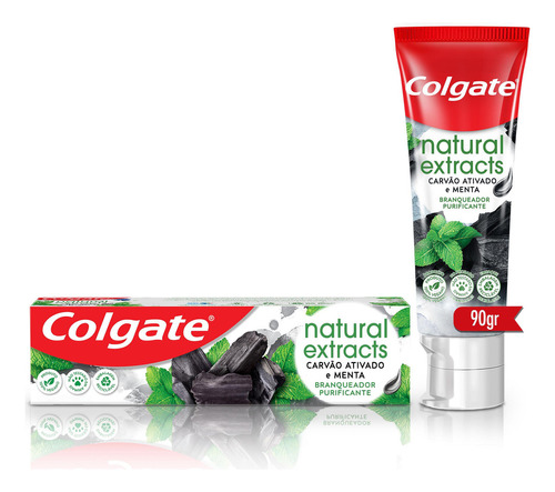 Colgate Natural Extracts Purificante Carvão Ativado Menta creme dental 90g