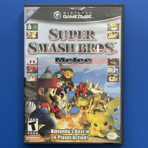 Super Smash Bros Melee Fisico Gc Nintendo Gamecube (Usado)