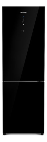 Geladeira Bb41 Black Glass 397l A+++ 60cm Panasonic Cor Preto 220V