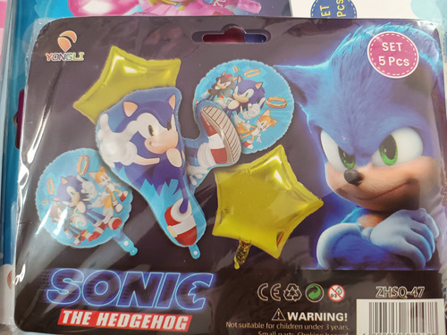 Kit Globos Sonic