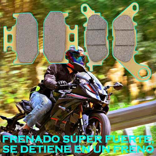 Juego De Balatas Cerámica P/ Yamaha Yzf-r15 R15 Mt-15 19-25