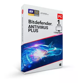 Bitdefender Antivirus Plus, Licencia 1 Año, 1 Equipo