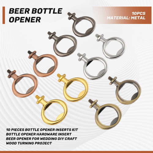 Kit De Insertos Para Abrebotellas De 10 Piezas, Herrajes Par