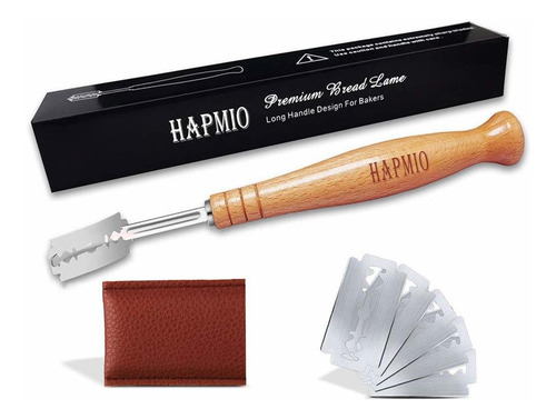 Hapmio Bread Lame, Premium Long Handle Design Bread Scoring