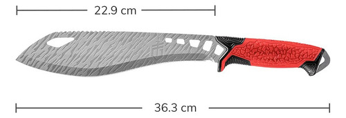 Machete Versafix Pro Rojo Gerber
