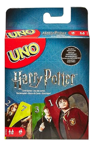 Juego De Cartas Uno Harry Potter Juguete Mattel Games ;o