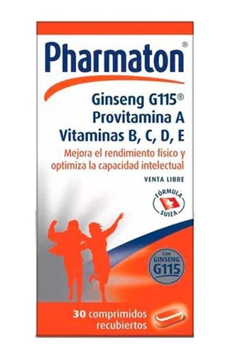 Pharmaton® X 30 Comp - Vitaminas + Ginseng G115