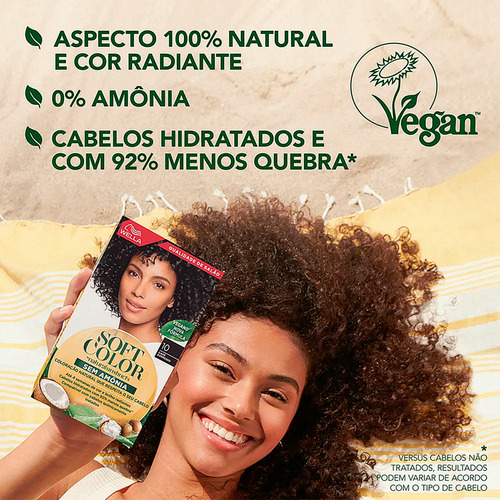 Kit 03 Coloração Soft Color 71 Louro Acinzentado Wella