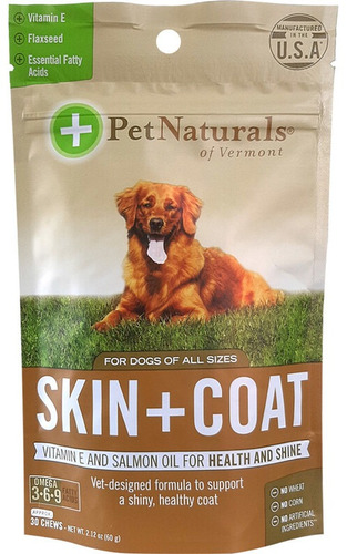 Pet Naturals Skin Coat Perros 60 Grs  - Envíos A Todo Chile