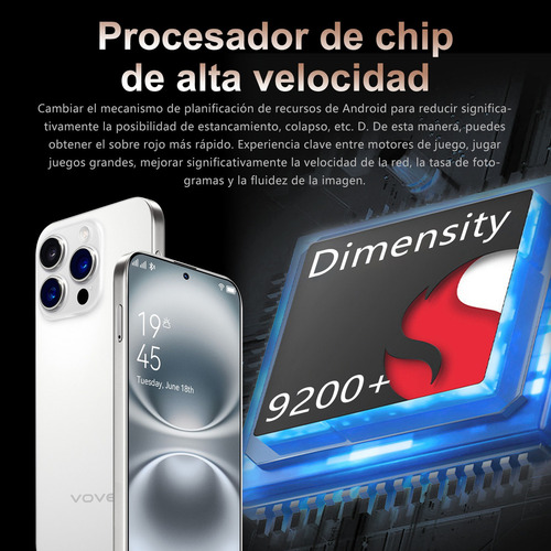I16 Pro Max Smartphone Dual Sim 512gb+16gb Andriod 14 Gran