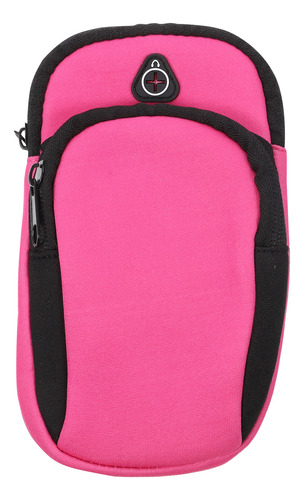 Bolso Deportivo Impermeable Rosa Para Teléfono Móvil Y Llave