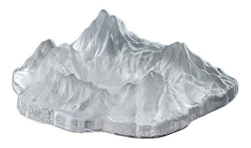 Cenicero De Cristal Con Forma De Monte Fuji [u]