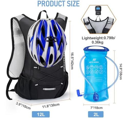 N Nevo Rhino Mochila De Hidratación Ligera, Mochila Para Con