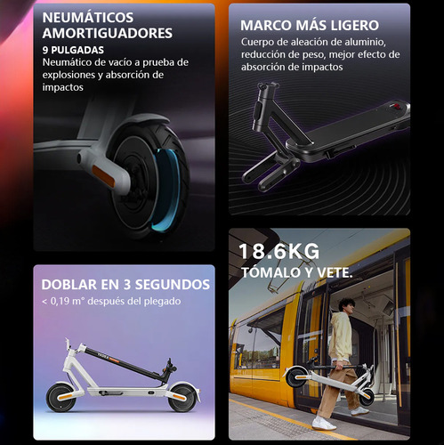 Scooter Aleación Yadea Motor De 600w Autonomía 30km 25km/h