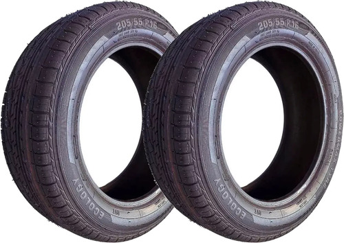 Kit De 2 Pneus Remold 1ª Linha Pneu Passeio Aro 16 205 55 16 P 205/55r16 89 T T