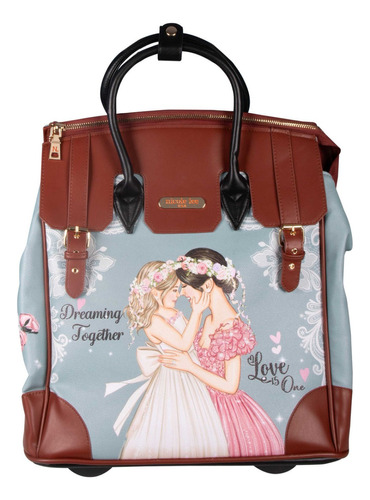 Maleta De Negocios Nicole Lee Fiona Carry On Estampada Fw23 Color Dreaming Together