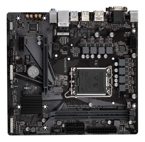 Placa Madre Gigabyte H610m S2h V2 Ddr4 (h610/ Intel/lga 1700