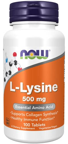 Pastillas De L-lisina 500 Mg, 100 Uds. (pack De 2)