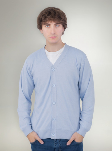 Cardigan Hombre Saco Hilo Botones Premium - Estilo Y Confort