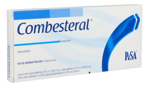 Combesteral Caja Con Ampolleta De 1 Ml Y Dos Ampolletas De 2