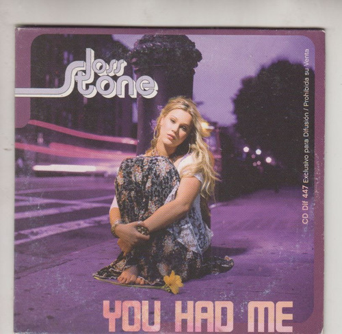 Cd Promo Joss Stone You Had Me 2 Tracks Argentina Unico 2004